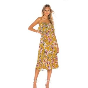 Tularosa Mayven Dress in Mustard Floral
Size XS
